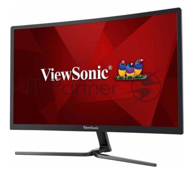 Монитор Viewsonic 23.6 VX2458-C-MHD VA SuperClear, 1920x1080, 3ms, 280cd/m2, 178°/178°, 80Mln:1, DVI, HDMI, DisplayPort, Free Sync, колонки, 144Hz, Glossy Black