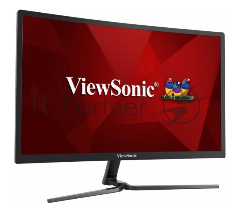 Монитор Viewsonic 23.6 VX2458-C-MHD VA SuperClear, 1920x1080, 3ms, 280cd/m2, 178°/178°, 80Mln:1, DVI, HDMI, DisplayPort, Free Sync, колонки, 144Hz, Glossy Black