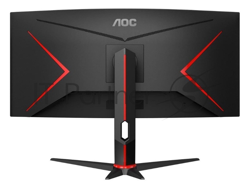 МОНИТОР 34 AOC CU34G2 Black-Red (VA, изогнутый, 3440x1440, 100Hz, 1 ms, 178°/178°, 300 cd/m, 80M:1, +2xHDMI 2.0, +Displ