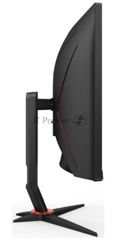 МОНИТОР 34 AOC CU34G2 Black-Red (VA, изогнутый, 3440x1440, 100Hz, 1 ms, 178°/178°, 300 cd/m, 80M:1, +2xHDMI 2.0, +Displ