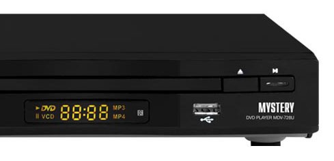DVD-проигрыватель Mystery MDV-728U черный Караоке ПДУ