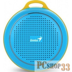 Колонки GENIUS SP-906BT blue {Bluetooth 4.1 Total : 3W Built-in Lithium battery (500mAh)}