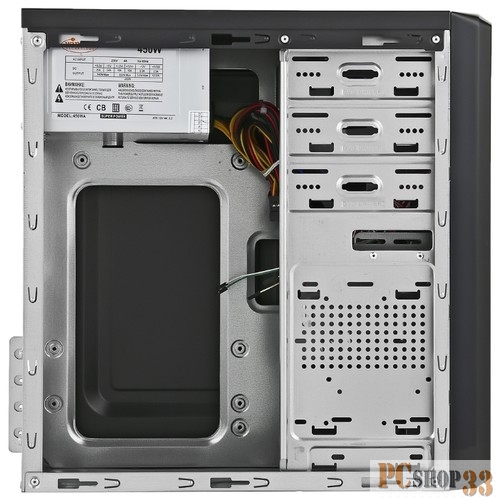 MiniTower SP Winard 5816 2*USB2.0, audio, reset, mATX, БП 400W, 80mm