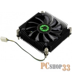 GameMax E90 Кулер Низ.п. - 22мм, медн. серд., для Intel CPU 1155/115x..(до 55Вт) 4pin