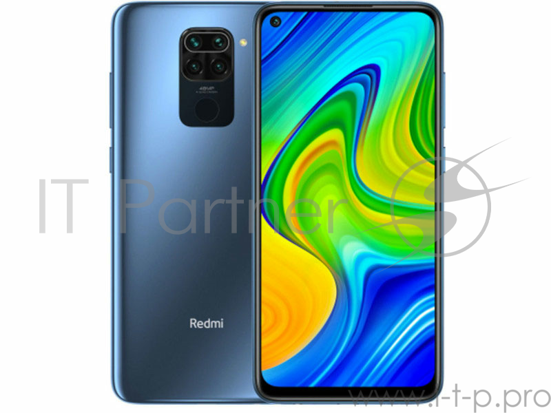 Смартфон Xiaomi Redmi Note 9 3/64Gb grey (27978)