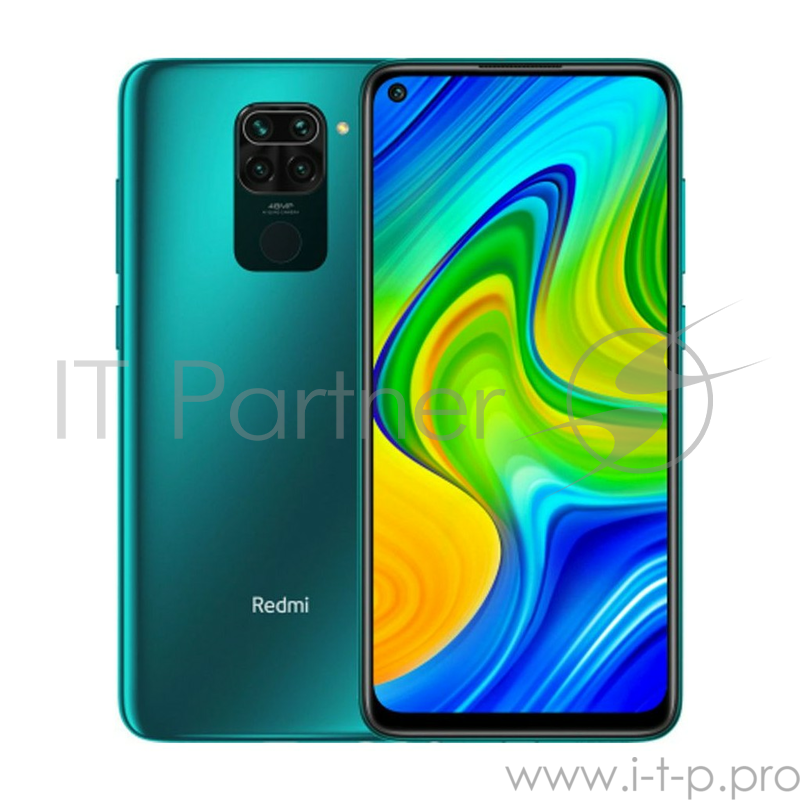 Смартфон Xiaomi Redmi Note 9 4/128Gb green (27980)