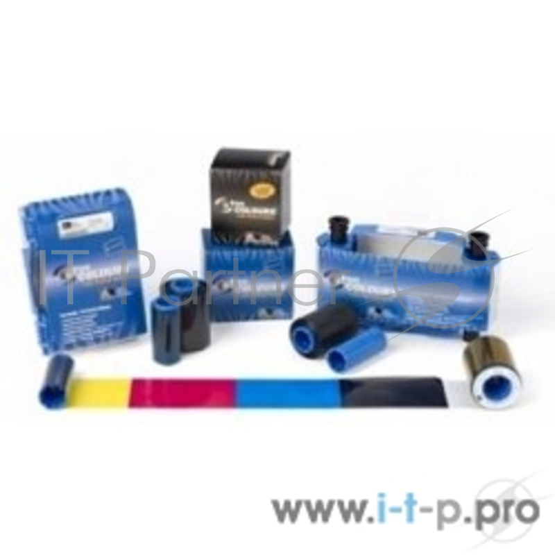 Zebra принтеры Zebra 800011-147 {Load-N-Go™ colour ribbon for ZXP1 1/2 YMCKO, 400}