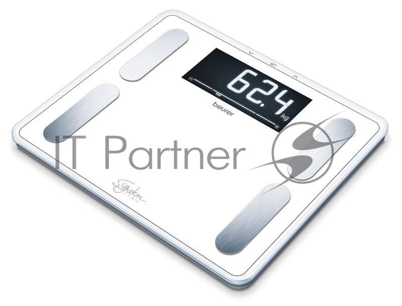 Весы напольные электронные Beurer BF410 Signature Line макс.200кг белый