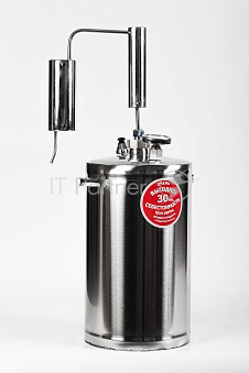 Дистиллятор «Первач» Премиум Классик 20Т (домашний 20 л., охладитель с сухопарником, термометр)