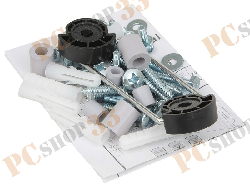 Кронштейн настенный Brateck LED-026, универсальный, до 50 кг, черный