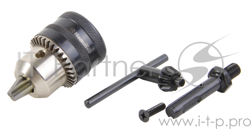Патроны,переходники,смазка для буров Патрон Hammer Flex 208-103 CH-1 3,8-24UNF 1,5-13мм + переходник SDS+ 33681