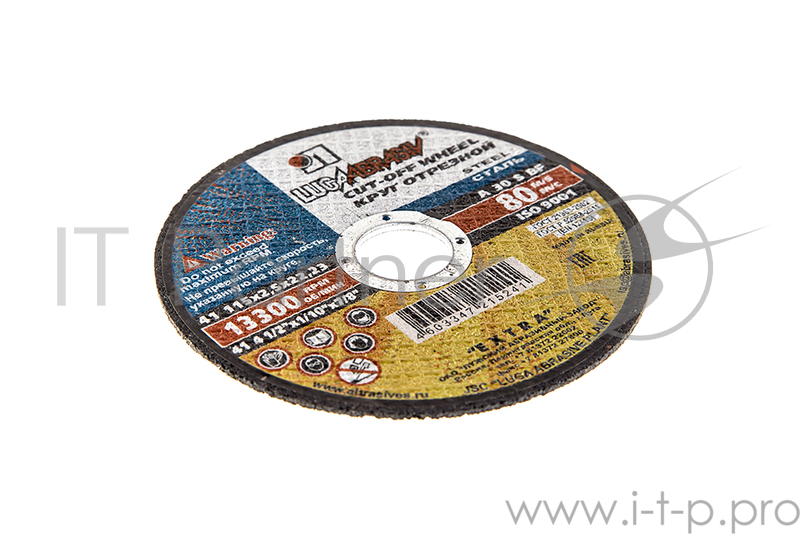 Круг отрезной 115 Х 2,5 Х 22 А30 металл