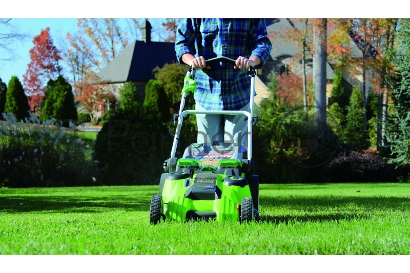 Газонокосилка аккумуляторная GreenWorks G40LM49DB, TwinForce, 40V, 49 см, без АКБ и ЗУ (2500207)