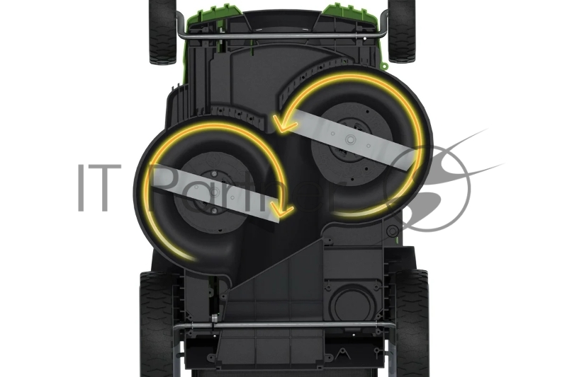 Газонокосилка аккумуляторная GreenWorks G40LM49DB, TwinForce, 40V, 49 см, без АКБ и ЗУ (2500207)