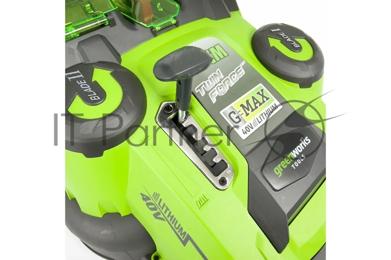Газонокосилка аккумуляторная GreenWorks G40LM49DB, TwinForce, 40V, 49 см, без АКБ и ЗУ (2500207)