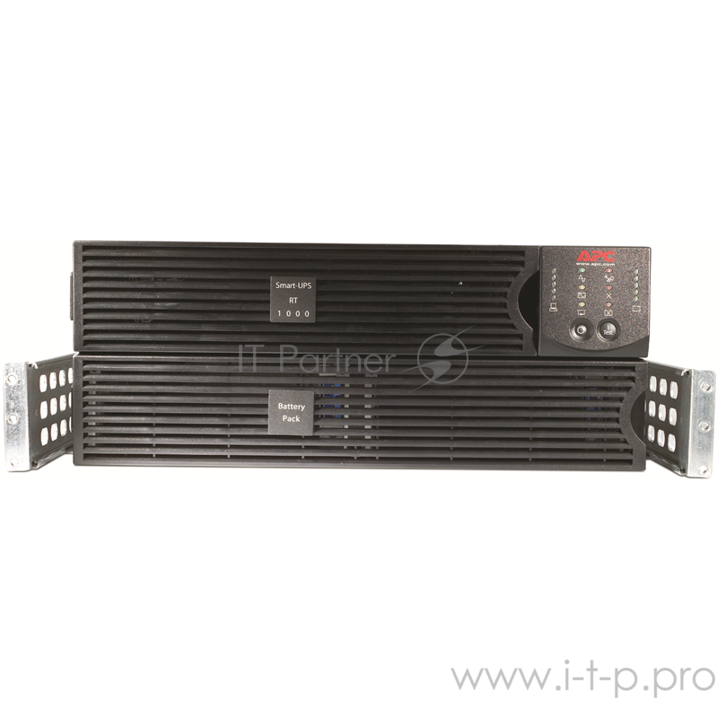 ИБП (UPS) 2U 19 RM 1000ВА APC Smart-UPS RT 1000 SURT1000RMXLI, черный (COM)