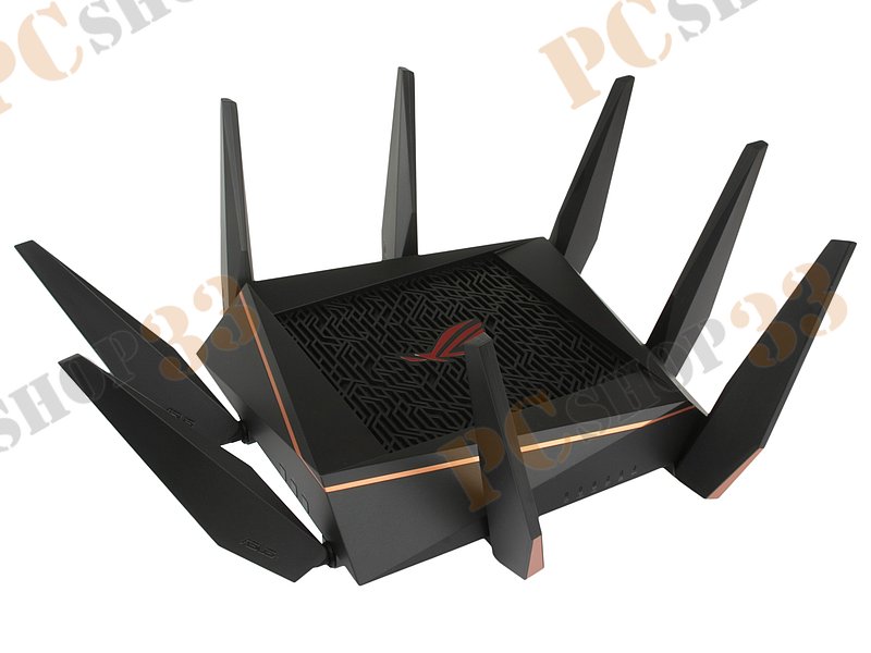 Беспроводной маршрутизатор ASUS GT-AC5300 ROG Rapture WiFi 2.1Гбит/сек. + 8 портов LAN 1Гбит/сек. + 1 порт WAN 1Гбит/сек. + 2 порта USB3.0