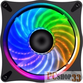 GameMAX, GMX-12rainbow-D Вентилятор для компьютера 120х120х25, 12В,(гидродинамический подшипник)