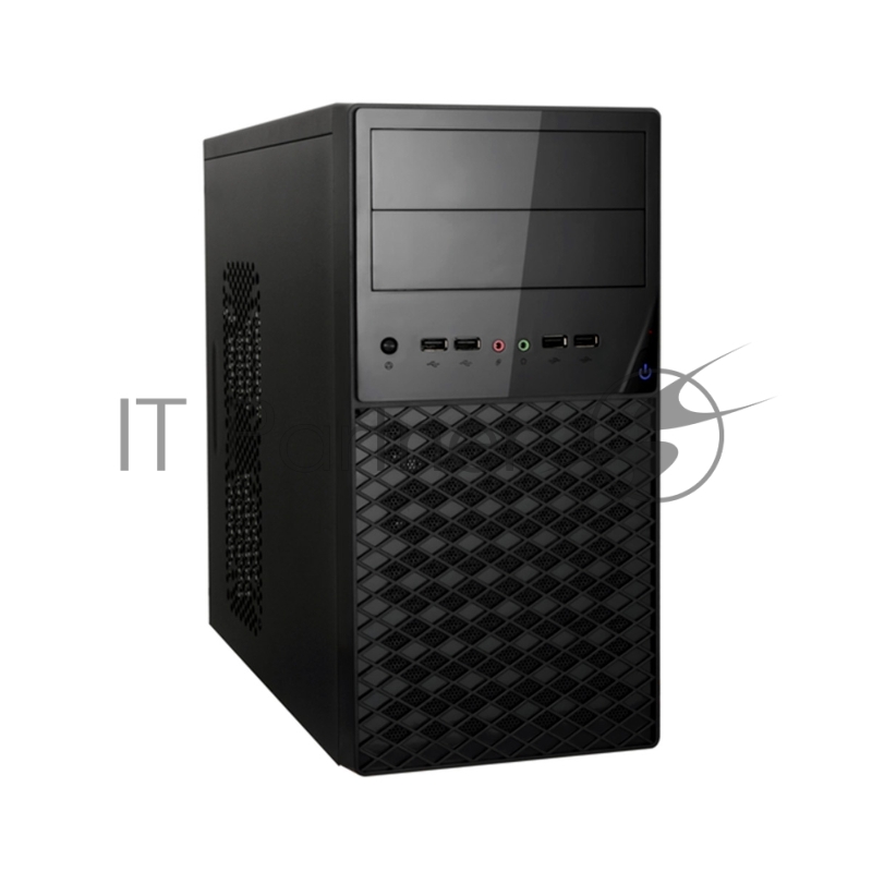 Корпус Exegate EX284031RUS Minitower BA-203U Black, mATX, <AA500, 80mm>, 2*USB+1*USB3.0, Audio