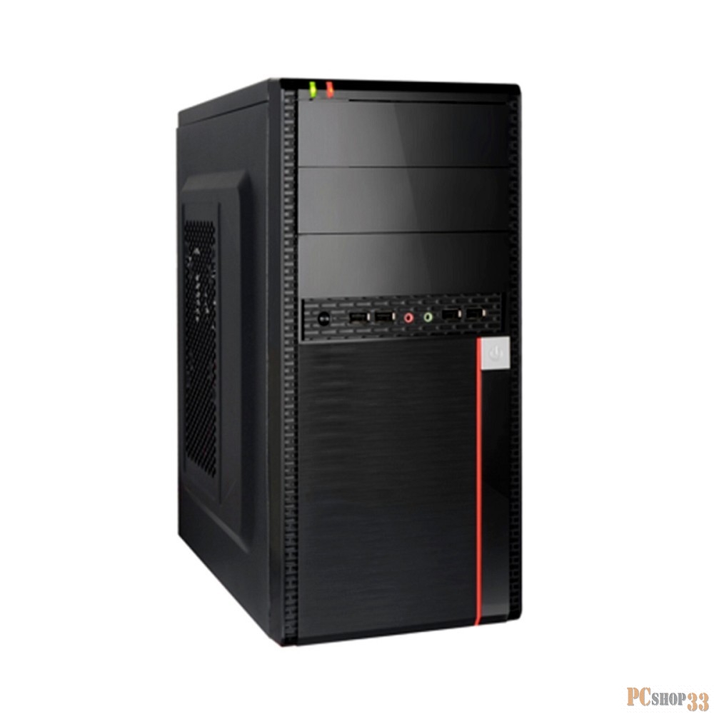 Корпус Exegate EX284037RUS Minitower BA-204U Black, mATX, <AA400, 80mm>, 2*USB+2*USB3.0, Audio