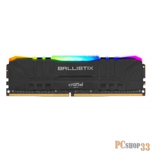 Память для настольных систем, Crucial DRAM Ballistix Black RGB 16GB DDR4 3600MT/s CL16 Unbuffered DIMM 288pin Black, EAN: 649528824356.(RCISBL16G36C16U4