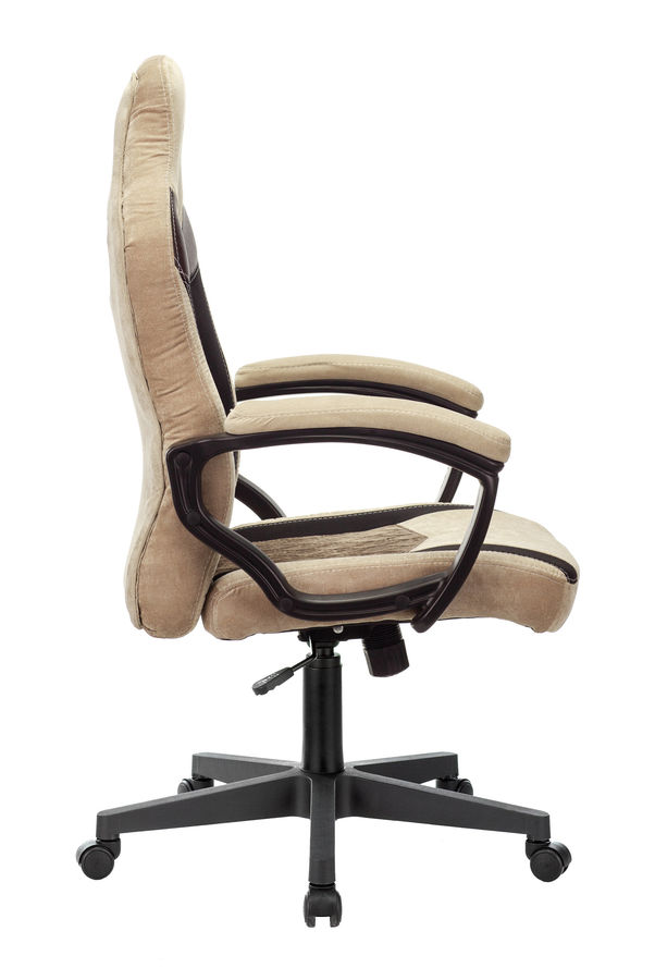 Кресло игровое Бюрократ VIKING 6 KNIGHT BR FABRIC коричневый крестовина металл