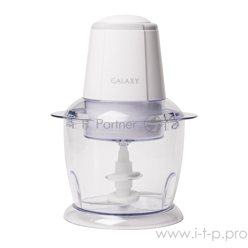 Чоппер Galaxy GL2358, белый Чоппер электрический мощность 400 Вт, Пластиковая чаша объемом 0,75 л, импульсный режим, двойной нож из нержавеющей стали 18/10, номинальное напряжение 220-240 В, номинальная частота 50 Гц