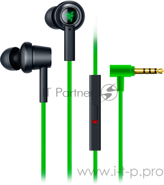 Гарнитура Razer Hammerhead Duo Console - Green Razer Hammerhead Duo Console - Green- Wired In-Ear Headphones - FRML Packaging