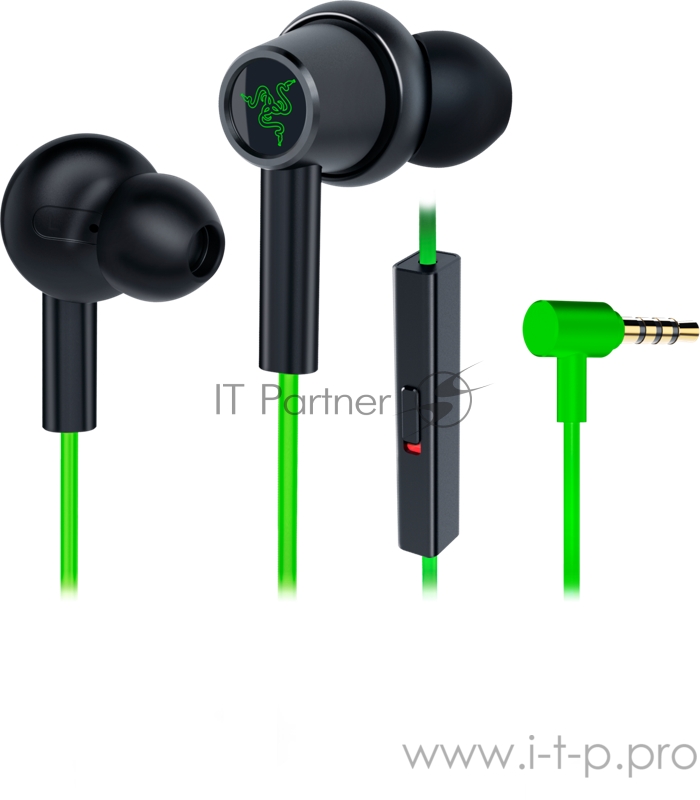 Гарнитура Razer Hammerhead Duo Console - Green Razer Hammerhead Duo Console - Green- Wired In-Ear Headphones - FRML Packaging