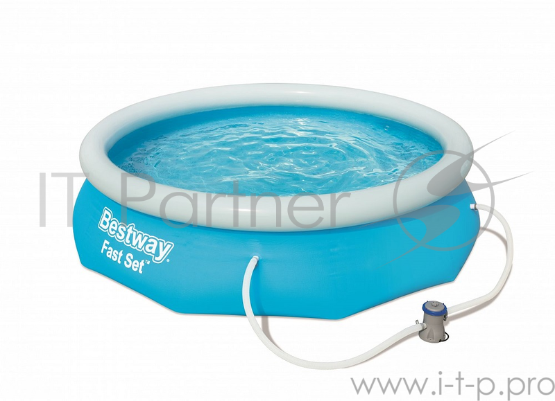 Бассейн быстроустанавливаемый 305х76 см, 3638 л, фильтр-насос в комплекте, 57270 Bestway