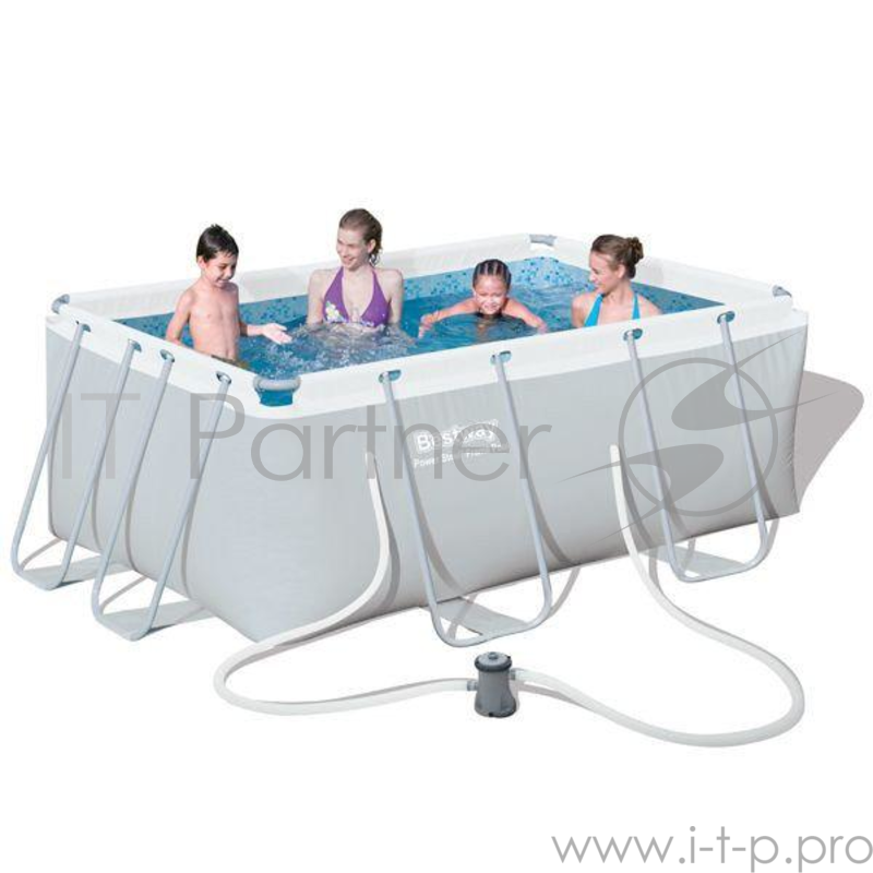 Каркасный бассейн Power Steel с ф.-насосом 282*196*84 см, 3662 л, Bestway 56629