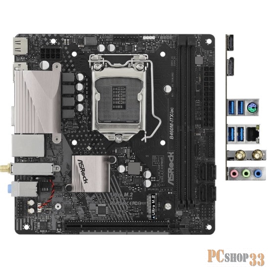 Материнская плата ASROCK B460 S1200 MITX B460M-ITX/AC
