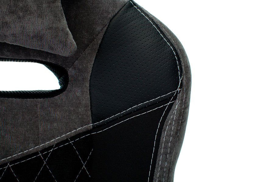 Кресло игровое Бюрократ VIKING 6 KNIGHT B FABRIC черный крестовина металл