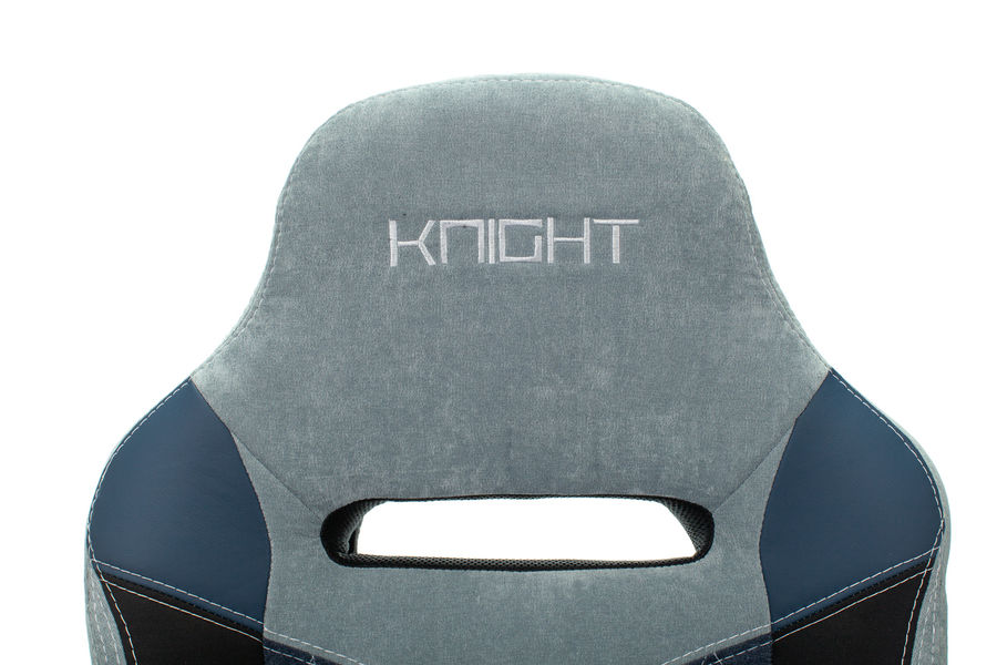 Кресло игровое Бюрократ VIKING 6 KNIGHT BL FABRIC синий крестовина металл