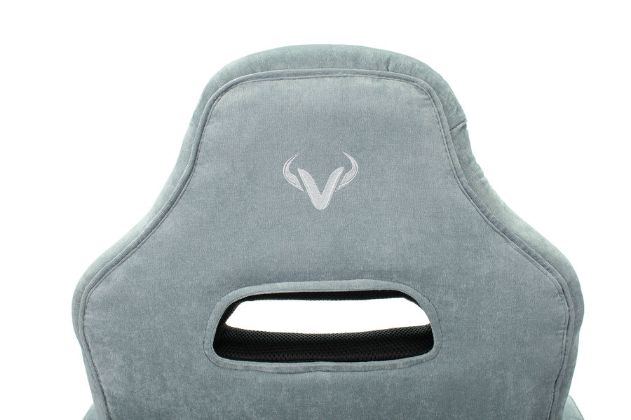 Кресло игровое Бюрократ VIKING 6 KNIGHT BL FABRIC синий крестовина металл