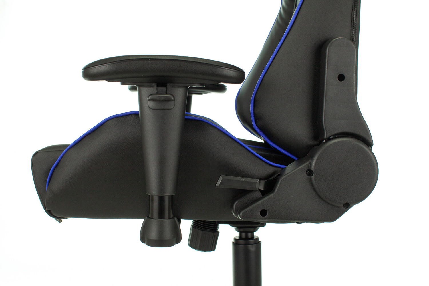 Кресло игровое Бюрократ VIKING ZOMBIE A4 BL черный/синий искусственная кожа