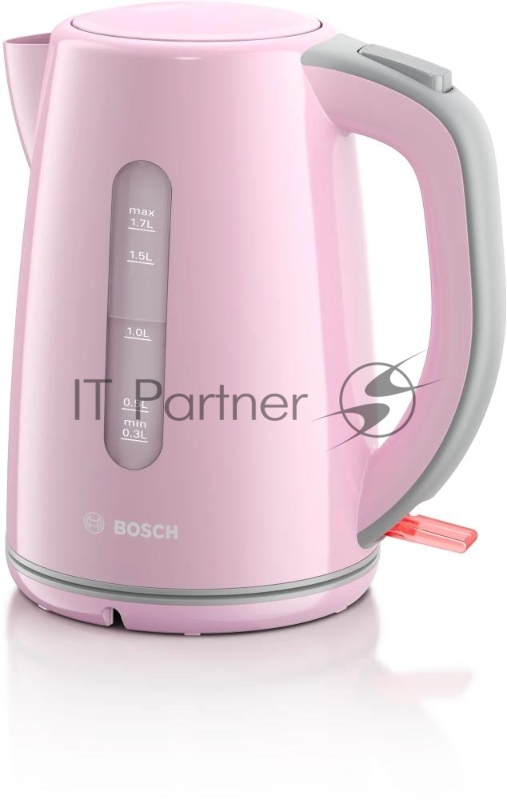 Чайник электрический Bosch TWK7500K 1.3л. 2400Вт розовый