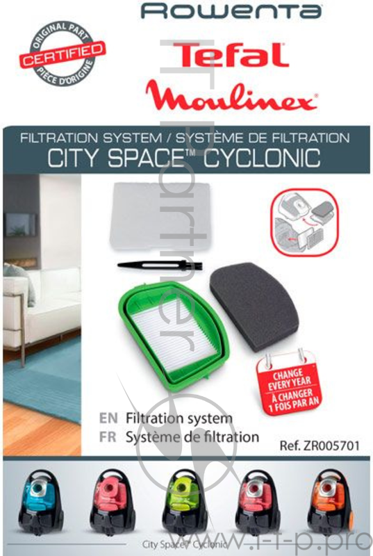 НЕРА-фильтр Tefal ZR005701 (6пылесбор.)