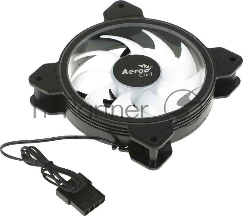 Вентилятор Aerocool Saturn 12F ARGB Pro (3x120мм, 19.6 dB, 1000rpm, подсветка, контроллер, пульт д/у) RTL