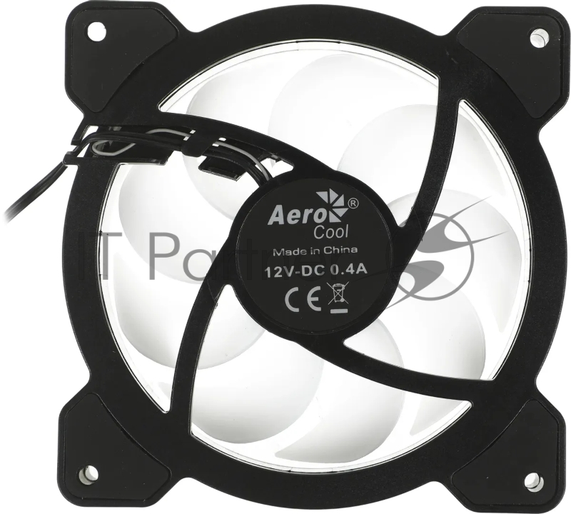 Вентилятор Aerocool Saturn 12F ARGB Pro (3x120мм, 19.6 dB, 1000rpm, подсветка, контроллер, пульт д/у) RTL