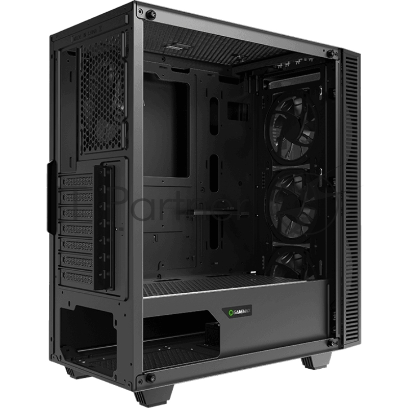 Корпус GameMax Draco XD MFG A363-TA (ATX,Зак.стекл, USB 3.0, 4*120мм вент.+ ARGB контроллер,без БП)