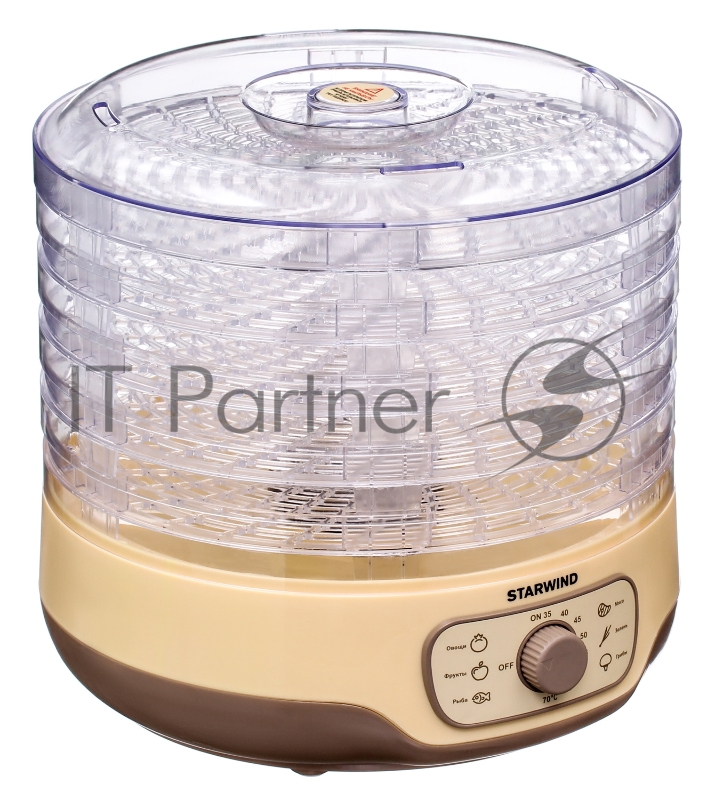 Сушка для фруктов и овощей Starwind SFD2520 5под. 250Вт белый