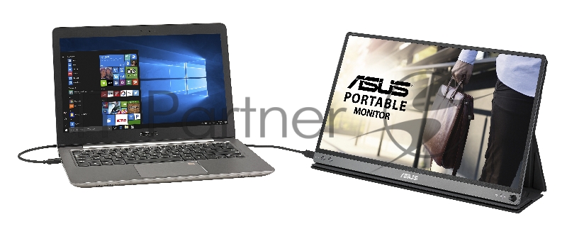 МОНИТОР 15.6 ASUS MB16ACMDarkGrey(IPS, LED, Wide, 1920x1080, 178°/178°, 250 cd/m, 800:1, +USB, )