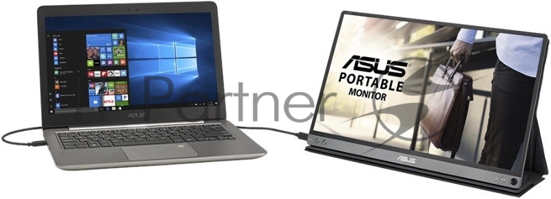 МОНИТОР 15.6 ASUS MB16ACMDarkGrey(IPS, LED, Wide, 1920x1080, 178°/178°, 250 cd/m, 800:1, +USB, )