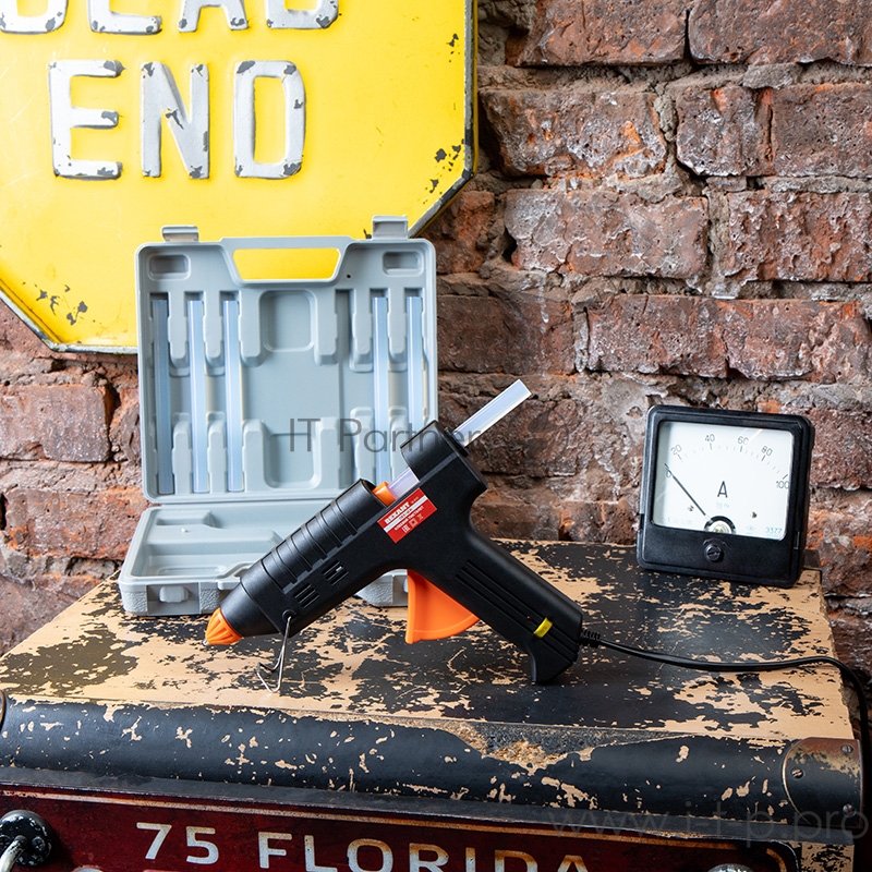 Пистолет клеевой REXANT (12-0111) 60 Вт O 11 мм 120...240 (в кейсе)