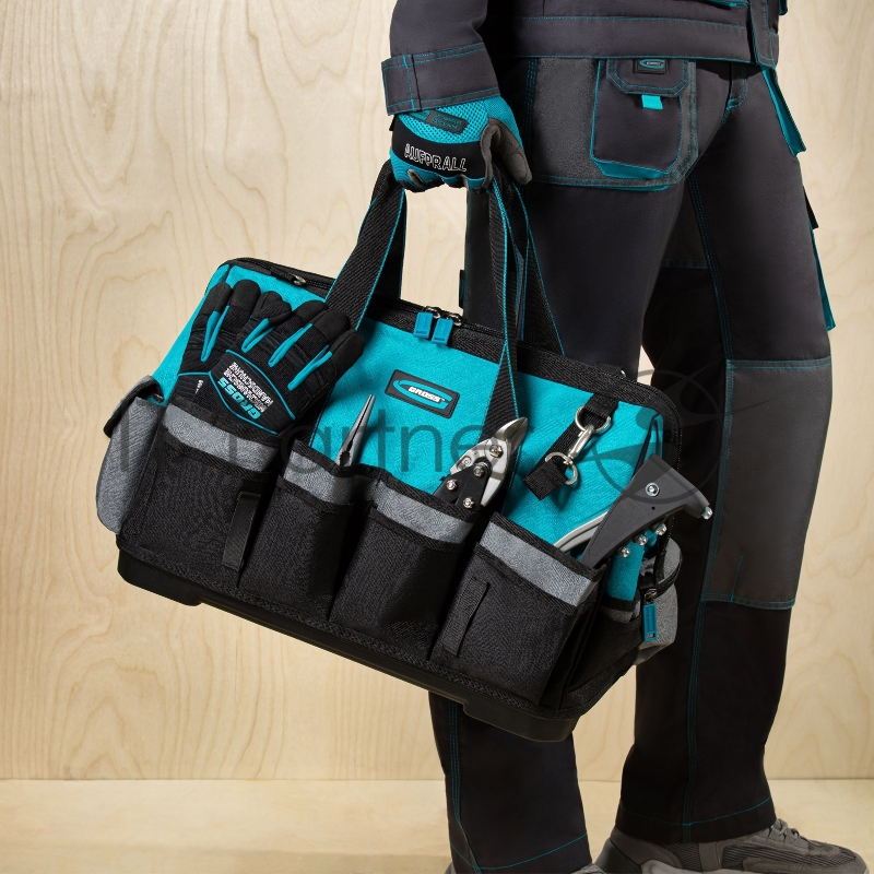 Сумка GROSS 90273 для инструмента handwerker 42 кармана пластик. дно наплечный ремень 475 х 260 х