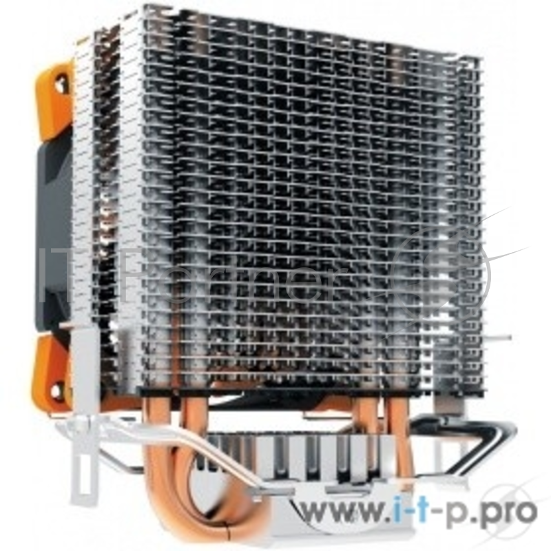 Вентиляторы PCCooler S88 Кулер S88 S775/115X/AM2/AM3/AM4/FM1/FM2 (48 шт/кор, TDP 98W, вент-р 80мм с PWM, 2 тепловые трубки 6мм, 1200-2000RPM, 20.5dBa) Retail Color Box