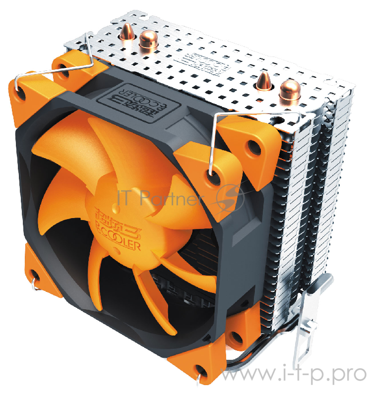 Вентиляторы PCCooler S88 Кулер S88 S775/115X/AM2/AM3/AM4/FM1/FM2 (48 шт/кор, TDP 98W, вент-р 80мм с PWM, 2 тепловые трубки 6мм, 1200-2000RPM, 20.5dBa) Retail Color Box
