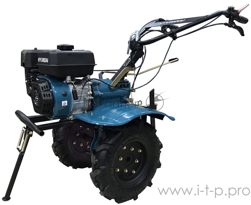 Мотоблок с комплектом колес Hyundai T1300 (HYUNDAI IC210 4-х такт, 7,0 л.с, ширина 90 см, глубина 30 см, 93 кг, 2 вперед, 1 назад)