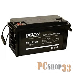 Батарея Delta DT 12120 (120 Ач, 12В) свинцово- кислотный аккумулятор